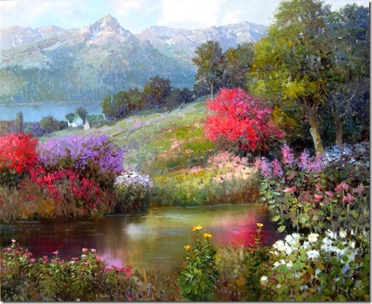 Художник-импрессионист Kent R. Wallis - SOFTMIXER
